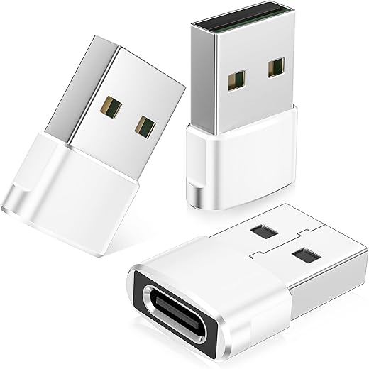 BASESAILOR Adattatore da USB C a USB 3 Pezzi,Tipo C Femmina A...