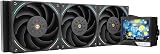 Thermalright Mjolnir Vision 360 ARGB Black CPU AIO Cooler, IPS LCD Screen with 320 x 240 Resolution, for AM5 & LGA 1700/1851, Powerful 360 Specs Water Cooling with 3.5 Inch Removable Display - 1