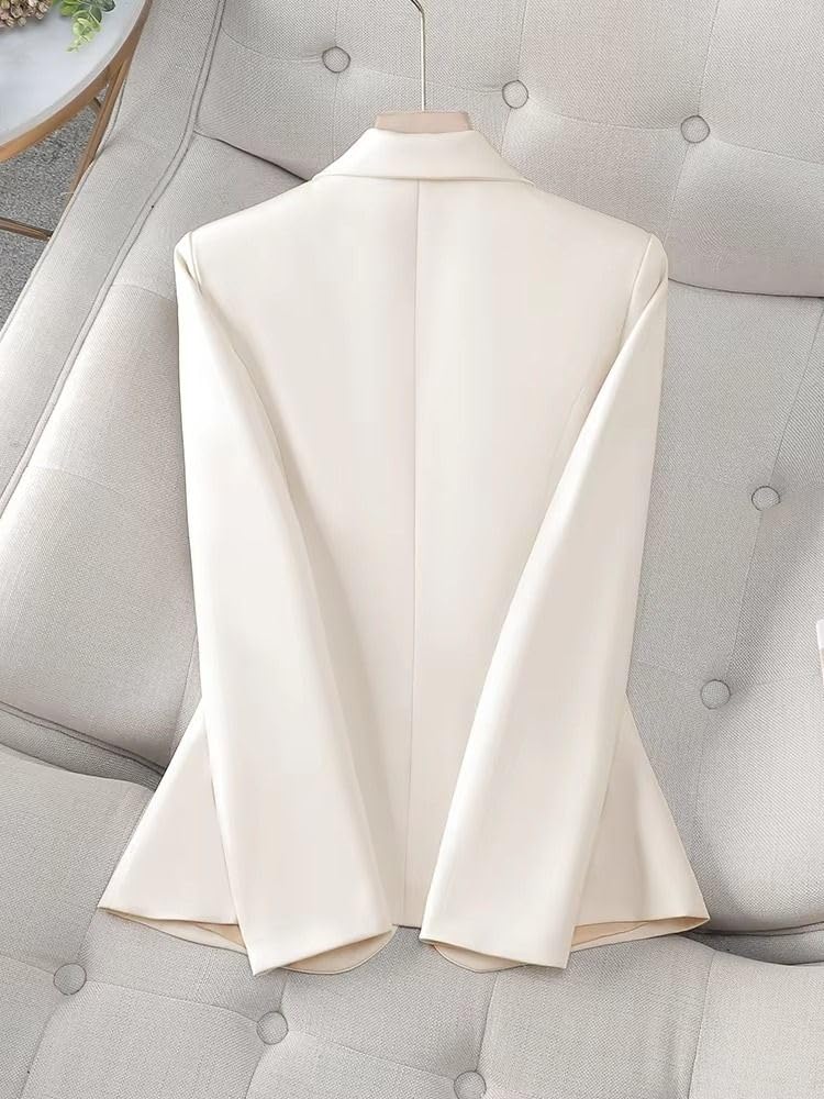 GUOYUXIAO Giacca Formale a Maniche Lunghe, Slim Fit Business per Abbigliamento Professionale