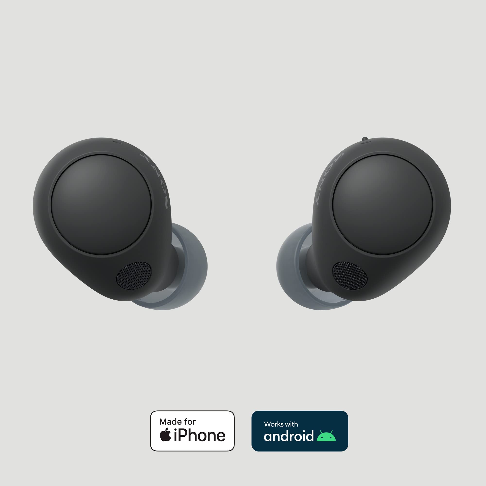 Sony WF-C700N - Écouteurs Bluetooth® sans Fil avec Reduction de Bruit (Compacts, Légers, avec connexion Multipoint, étanchéité IPX4, Jusqu'à 20 Heures d'autonomie, charge rapide, IOS & Android) - Noir
