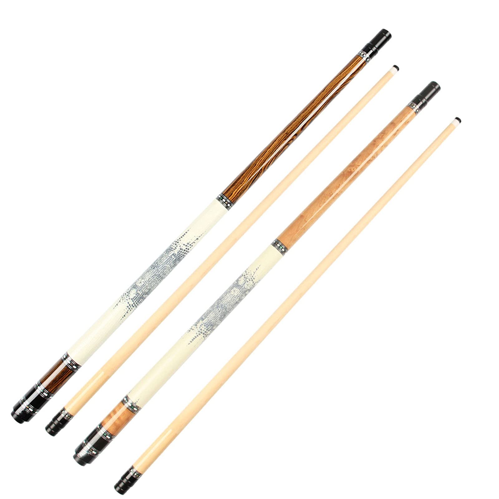 Stecca Biliardo Stecca da biliardo set 2 pezzi 57 pollici 19/19,5/20 once 2 pezzi 10,5/11,5/13 mm punta stecca standard in legno duro d'acero stecca con estensione 21 cm e stecca da biliardo stecca bl