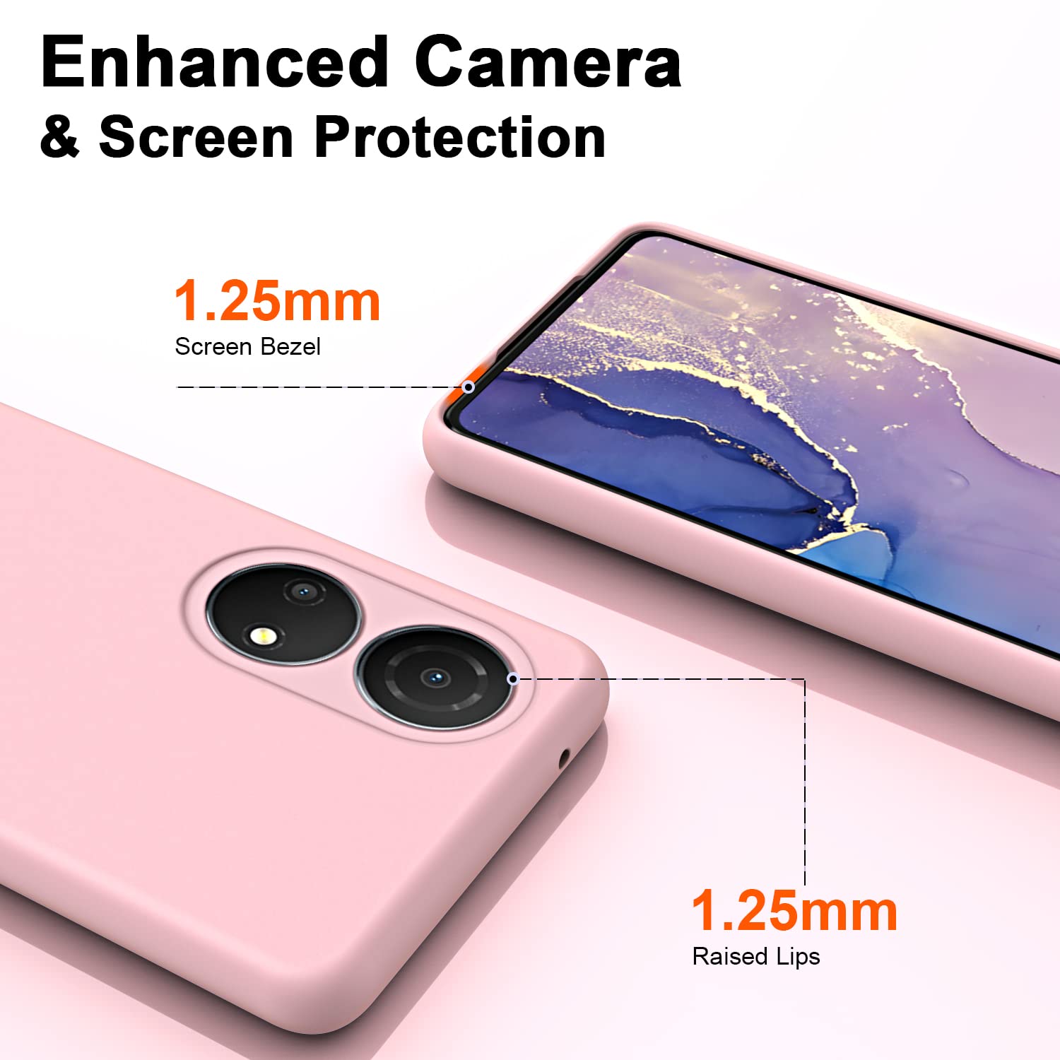 XINYEXIN Silicone Liquido Custodia Cover per Honor X7, Premium Silicone Case Antiurto con Fodera in Microfibra Protezione a Doppio Strato Caso - Verde
