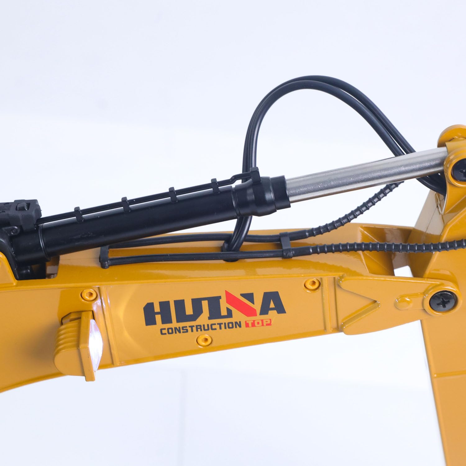 TOUCAN RC HOBBY Deutsches Lager HUINA Neues Upgrade 580 1/14 Metall Bagger Modell Engineering Fahrzeug Elektro-Ball Grabber 360 Rotierende Scher-Klange Sound leuchten