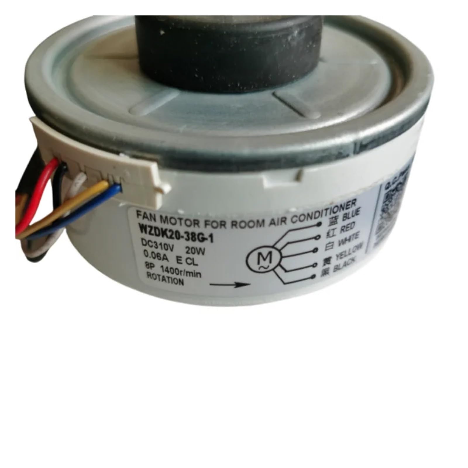 Innenmotor der Inverter-Klimaanlage, kompatibel mit Midea WZDK20-38G-1, bürstenloser Ersatz-Gleichstrommotor