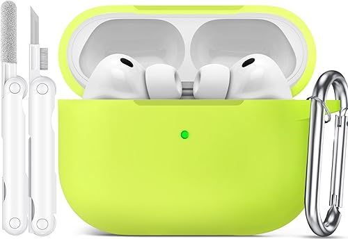 Vista 26 de Funda para AirPods Pro 3 (2025), funda protectora de silicona suave compatible con Apple AirPods Pro de 3ª generación con kit de limpieza