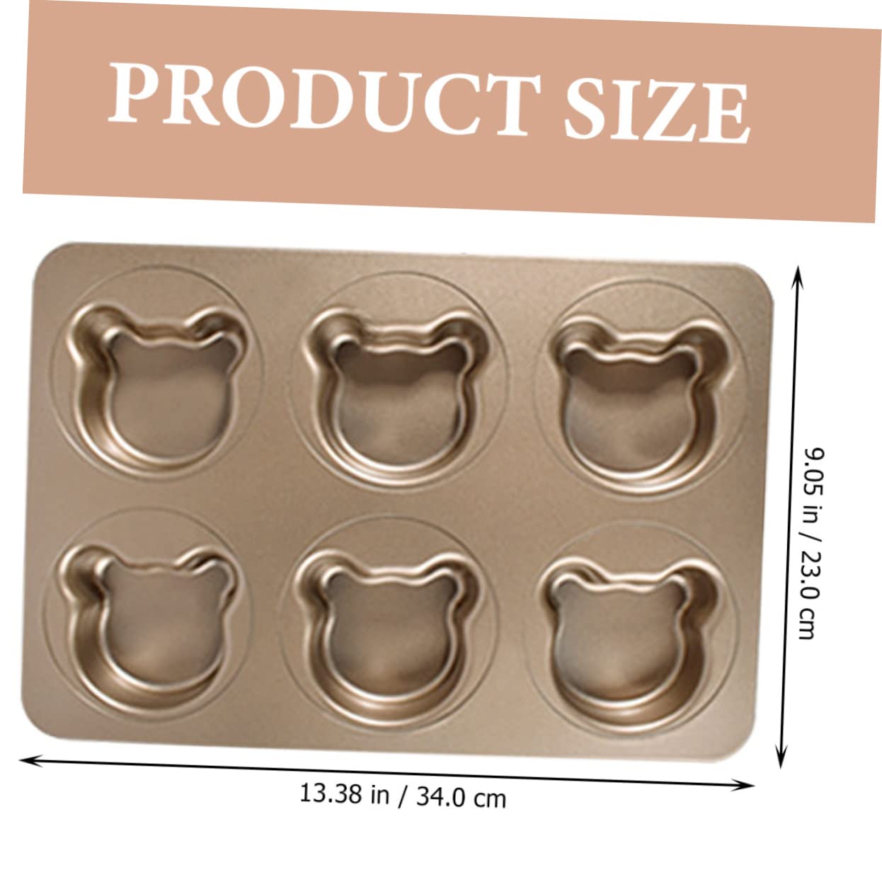 SHOWERORO 1ensemble Moule à Gâteau Métal Réutilisable Ours Pour Pâtisserie Pour Cookies Et Gâteaux Pratique Et Facile à Démouler