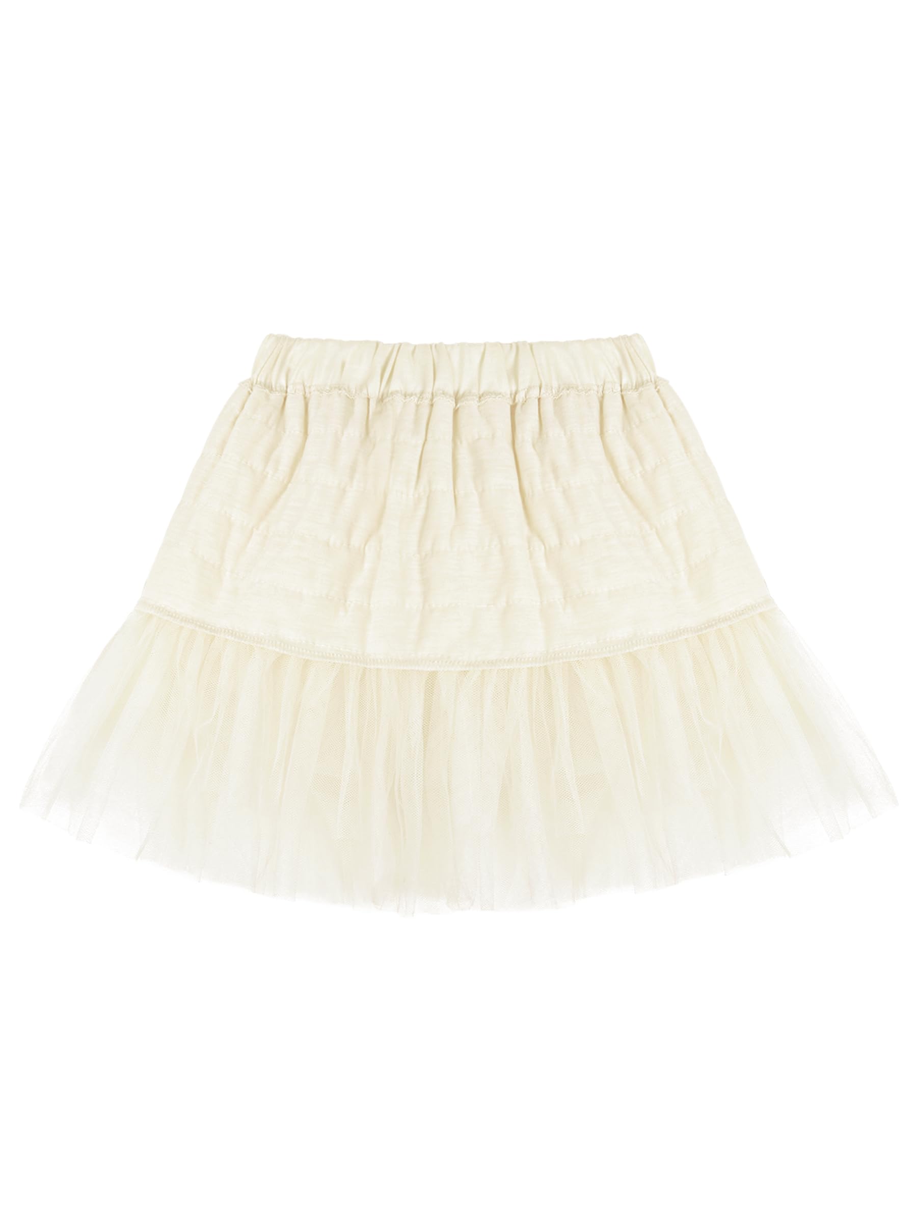 Bébé Tout-Petit Enfant Fille Jupe Tutu Jupe à Échelons Jupe de Princesse Mini Jupe Tutu de Ballet avec Ceinture Élastique Accessoire de Déguisement Basic Taille du Fabricant 80/90/100/110/120/130
