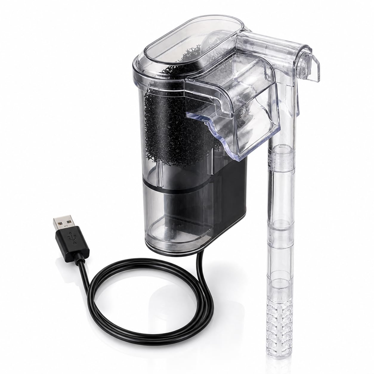 Aquarium Filter, Hang On Back Aquarium External Filter for Small Tank
