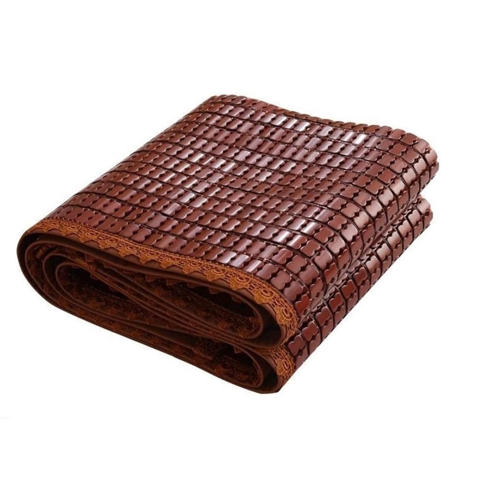 Foldable Summer Sleeping Mat With Breathable Backing, Cooling Rattan Pad(200cm)