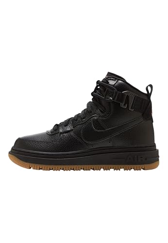 Nike Womens Air Force 1 - 6.5 - Black/Summit White/Orange-black