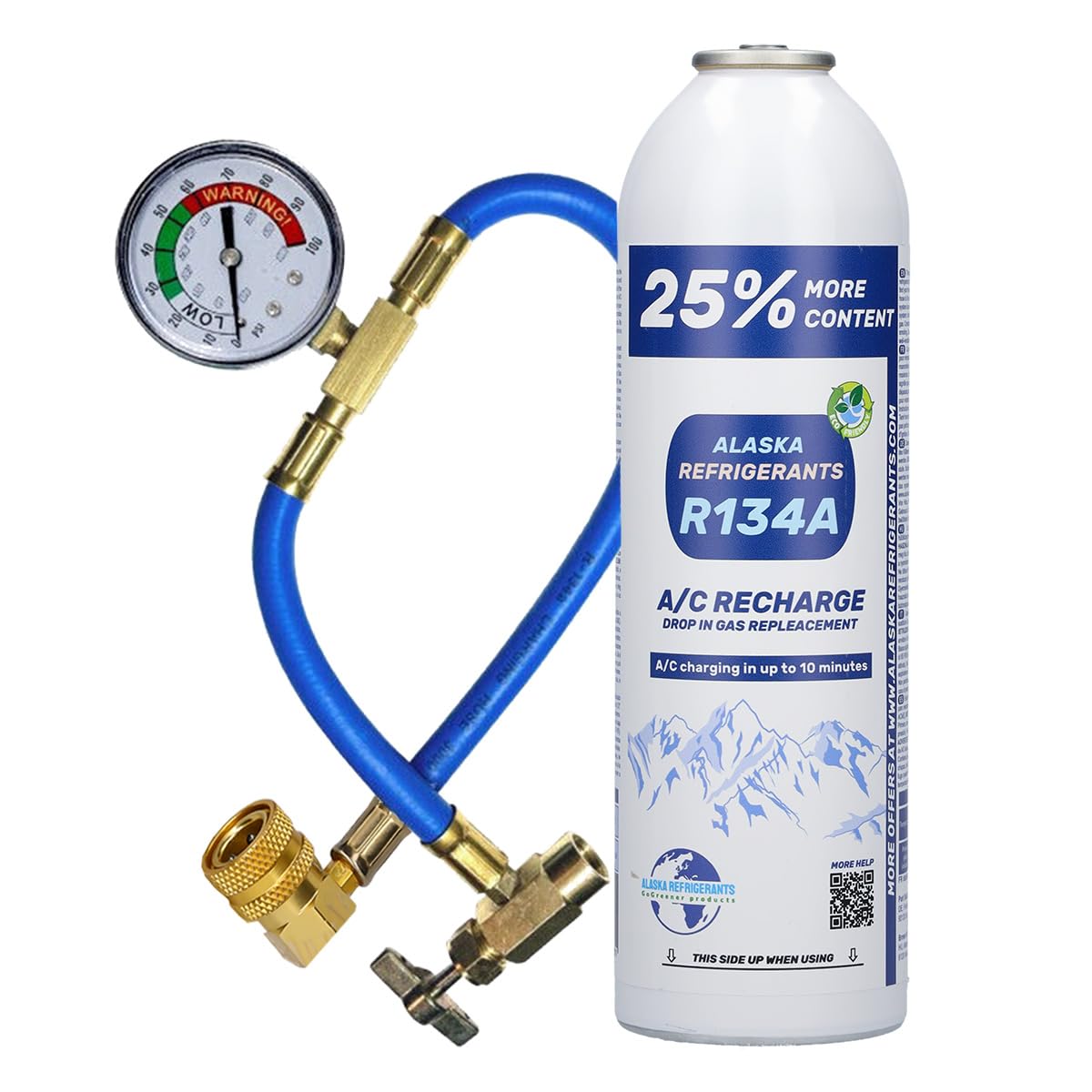Ricarica di refrigerante HC134a per condizionatori automobilistici set di ricarica