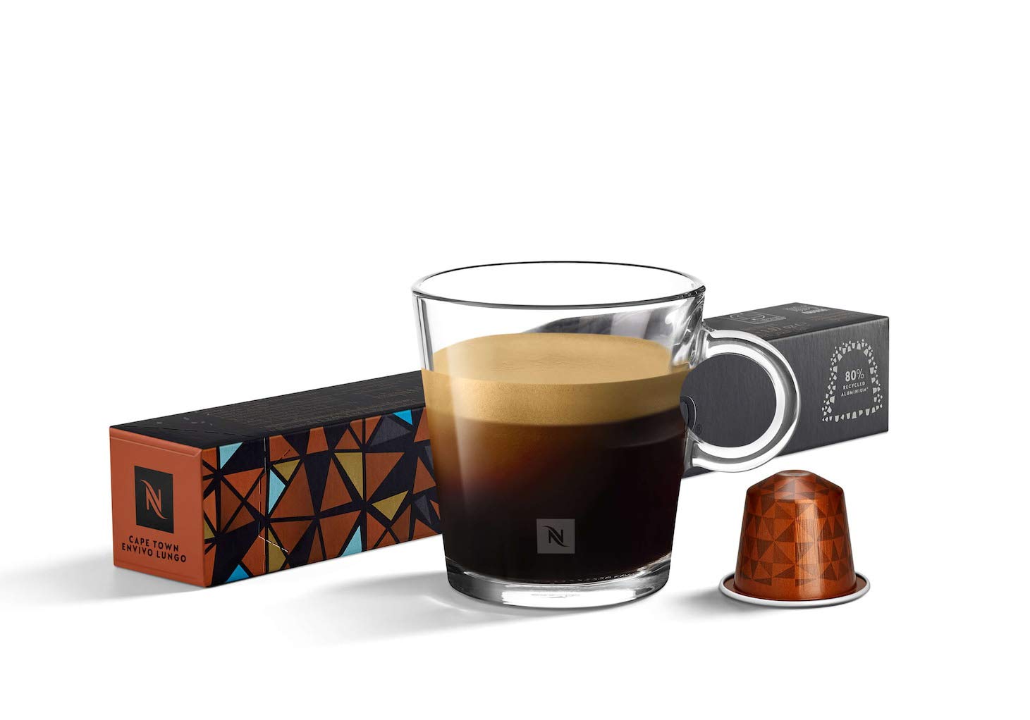 NESPRESSO Original Cape Town Lungo 50 cápsulas de café | Café Arábica, Tostado oscuro, Intensidad 10