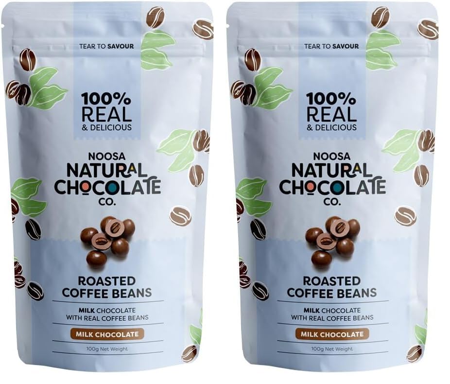Noosa Natural Chocolate Co. Roasted Coffee Beans Coated in...