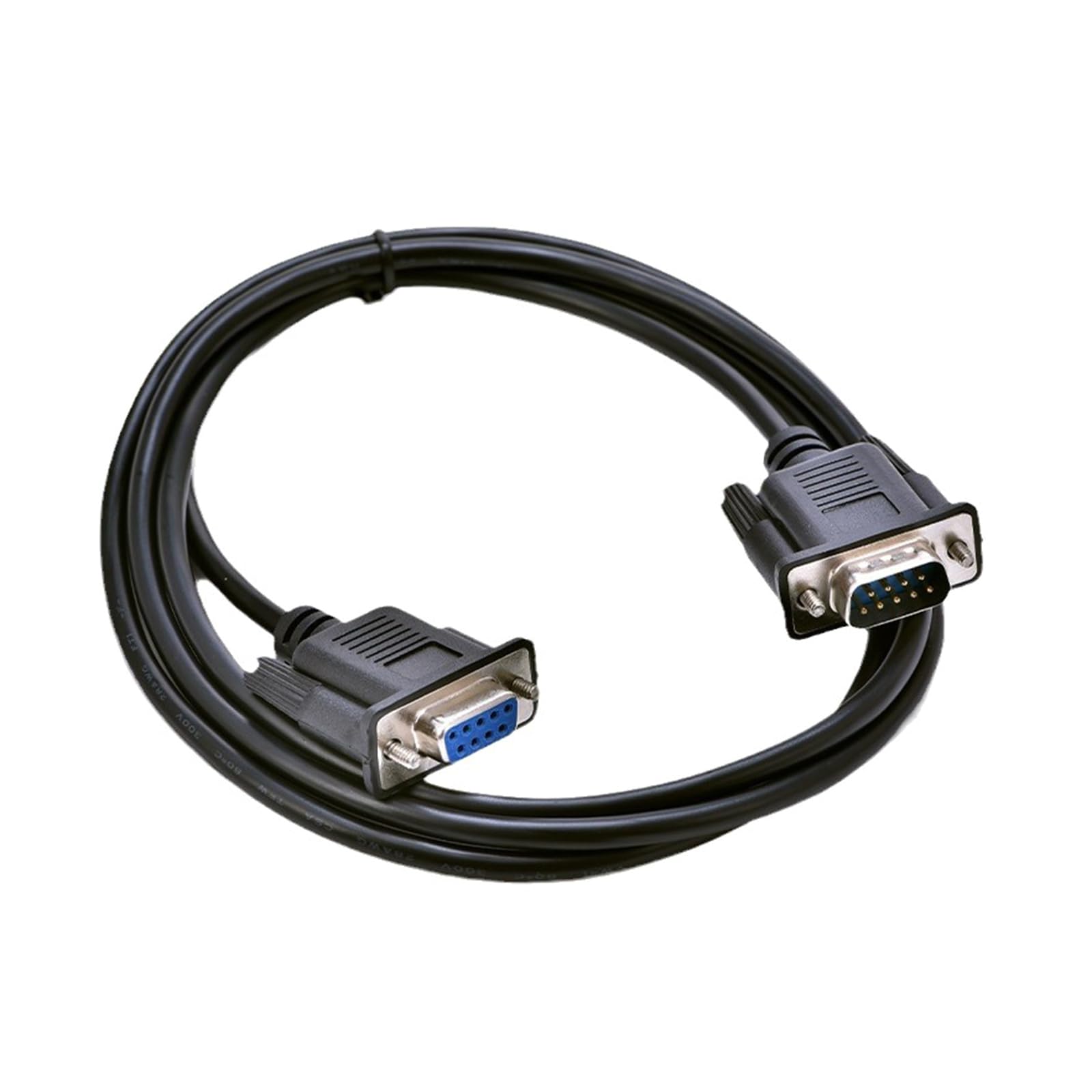 QIEIEI DB9Pin Female to DB9in Male RS232 Connector Line DB9Pin Port Programming Cable for Data Transfer