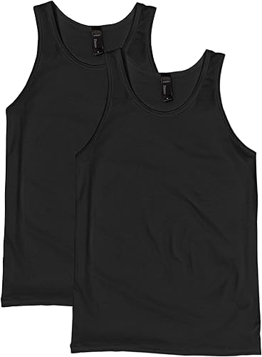 Hanes X-Temp Performance - Camiseta sin mangas para hombre, absorbe la humedad, paquete de 2