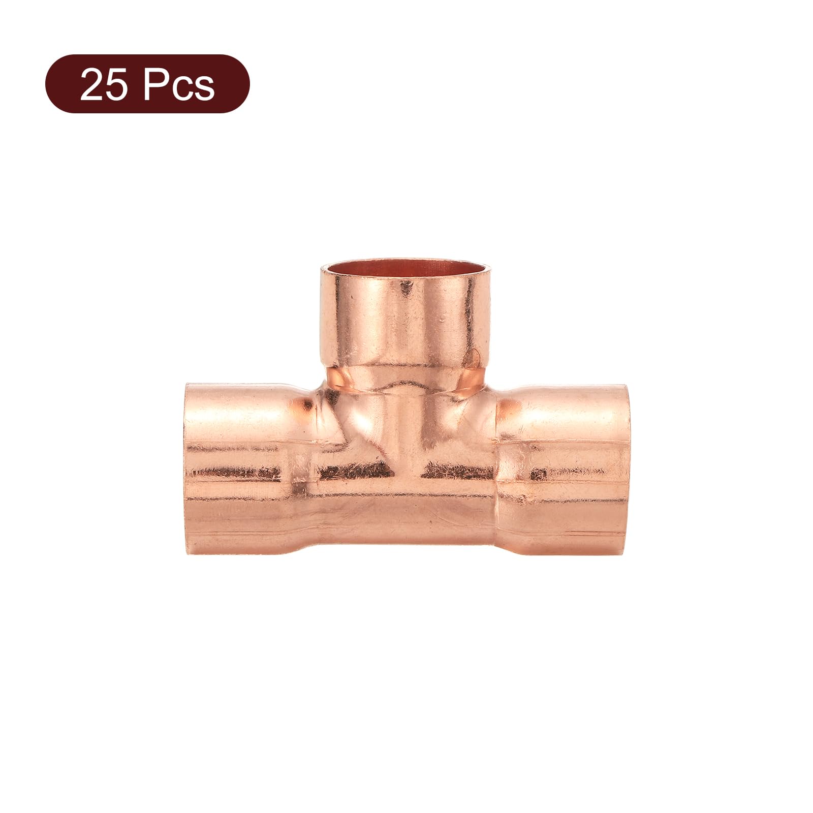 QUARKZMAN 25 Pz 3/4" x 3/4" x 3/4" Raccordi Riduzione a T Pressione | per Idraulica Alimentazione e Refrigerazione