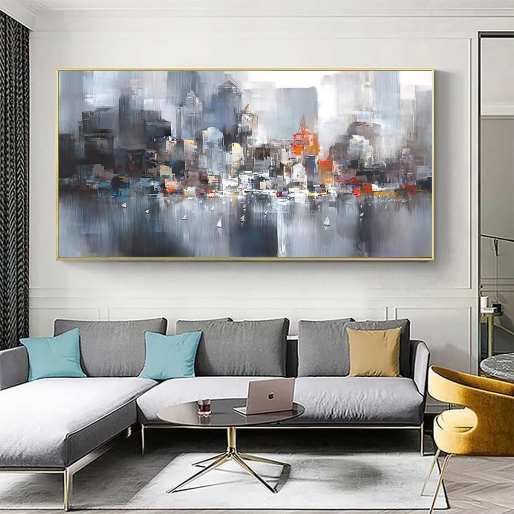 DFZEWKI Abstract Large on Canvas Wall Art for Living Room Decoration Accessories Frameless Wall Art Prints Ideal(75x150cm(30x59in)/No frame)