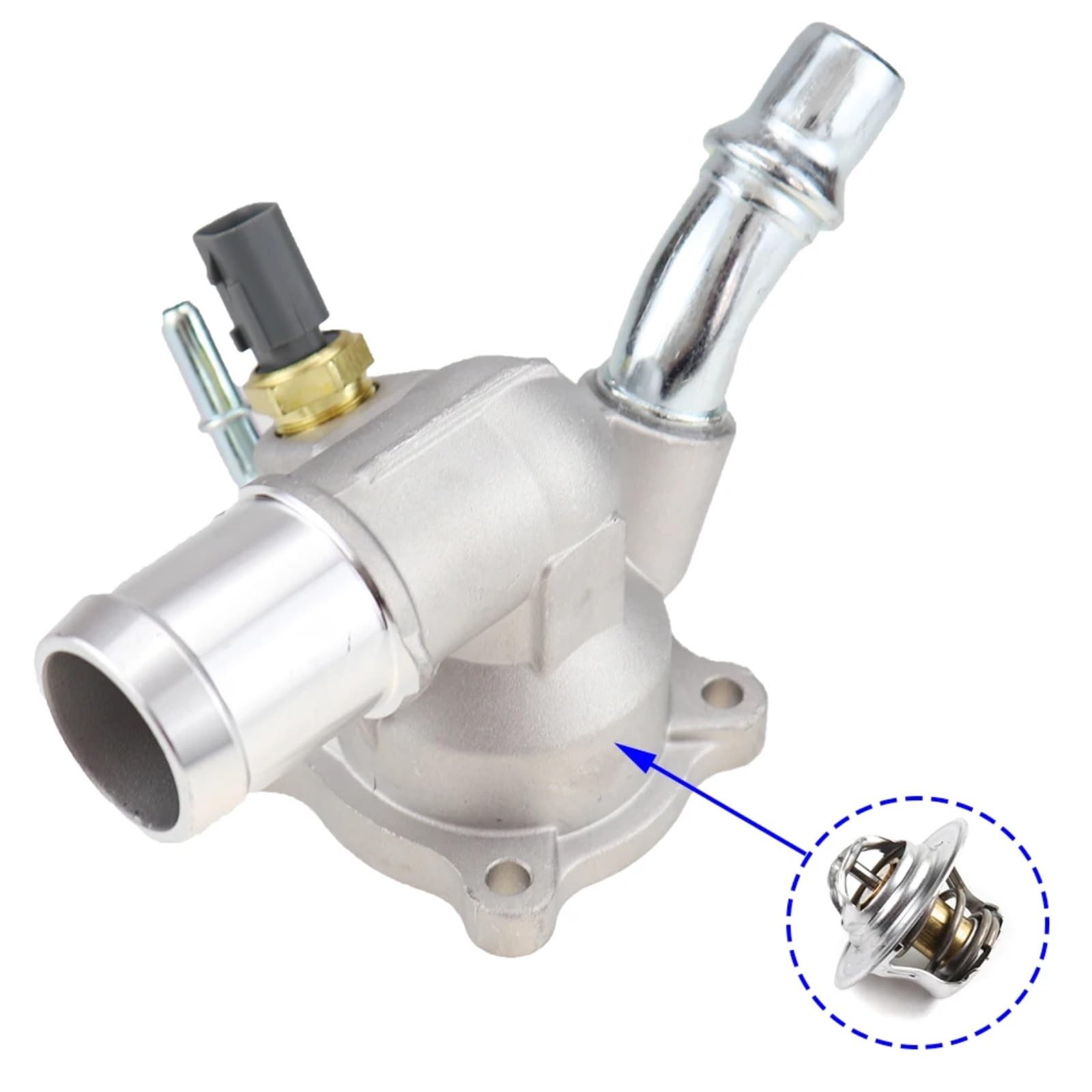 Termostato Auto Per Jeep Per Renegade 2015-2020 5047263AB | Termostato Motore Gruppo alloggiamento termostato liquido refrigerante motore auto 5047263AB