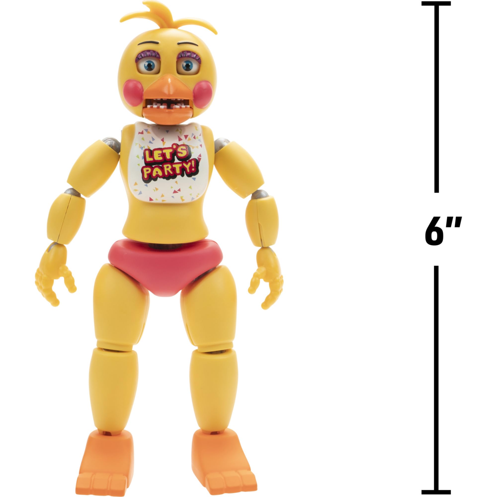 Five Nights at Freddy's Endo-Series kolekcjonerska figurka – 15 cm Endo-1 z wymiennymi zabawkowymi elementami Chica i najlepszymi wynikami