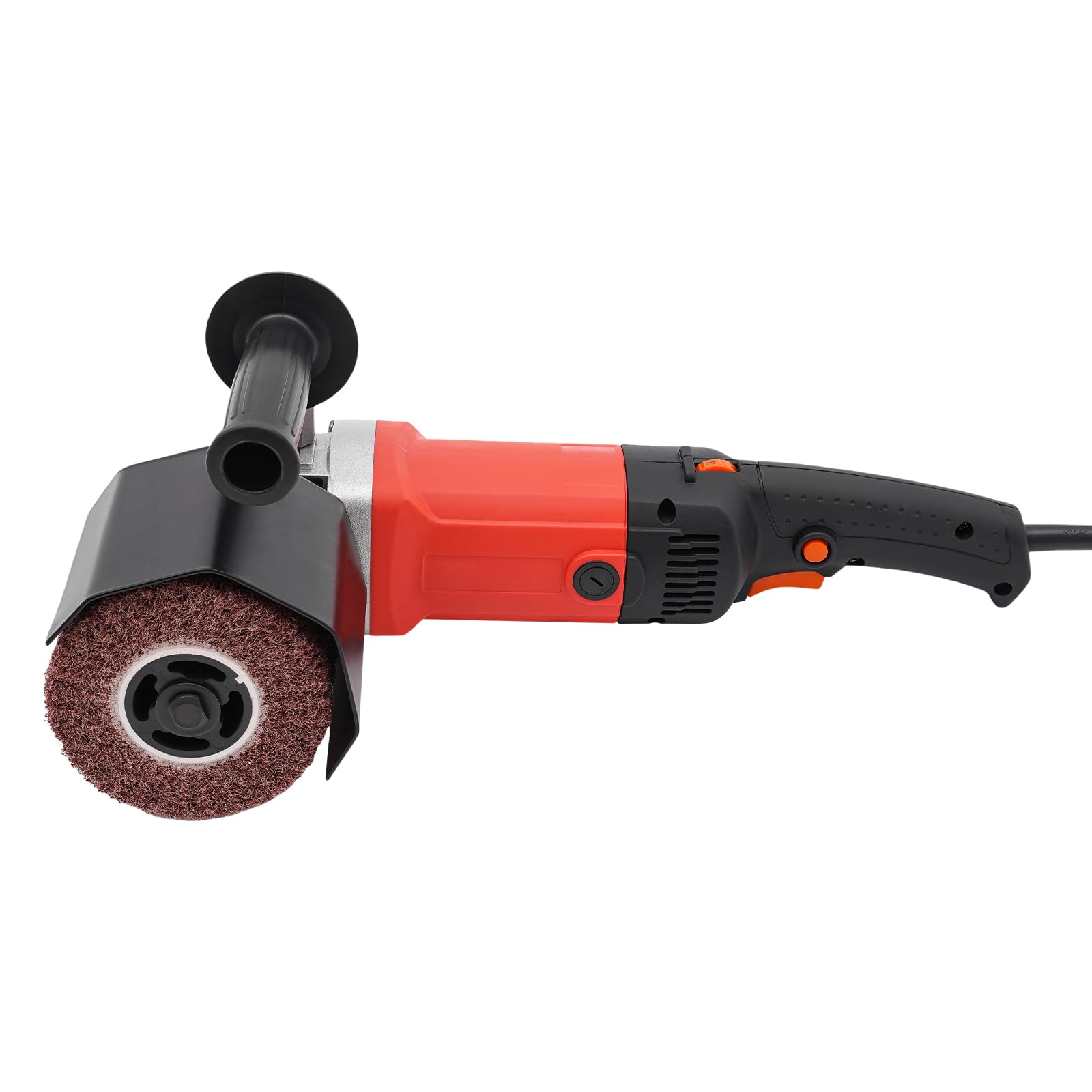 Rectificadora, 2200 W, rodillo de lijado, pulidora de burnishing, 6 velocidades, velocidad ajustable, 600-3000rpm, amoladora, amoladora de satén de 2 ruedas