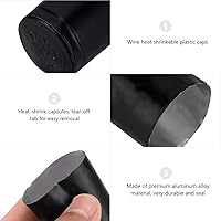 Vista 7 de Hemoton Cápsula termorretráctil de PVC, 10 unidades, cápsulas termorretráctiles de PVC, cápsulas para botellas de vino, envoltura retráctil adecuada