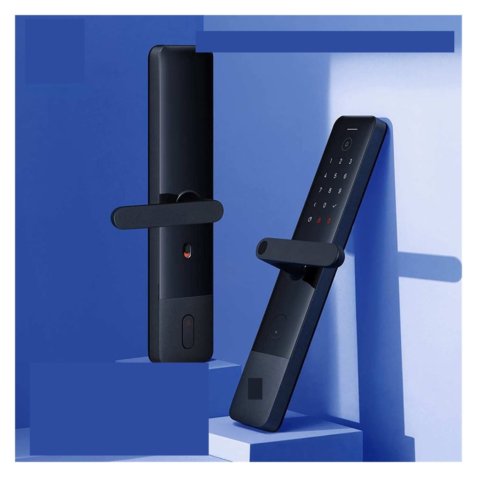 Smart Door Lock E password dell'impronta digitale Unlock Rileva il lavoro dell'allarme