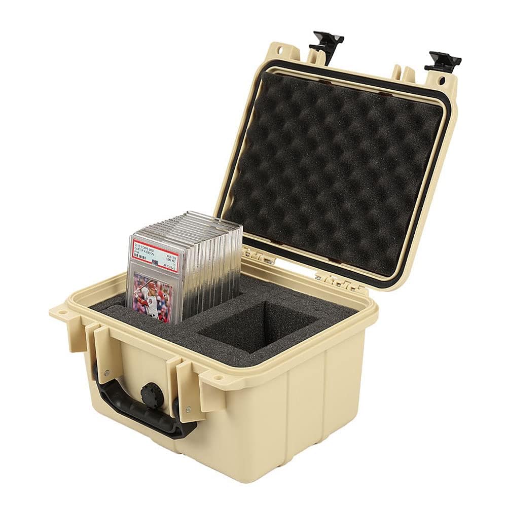 Amazon.com: G-PLUS Small Beige Graded Card Storage Box, Compatible