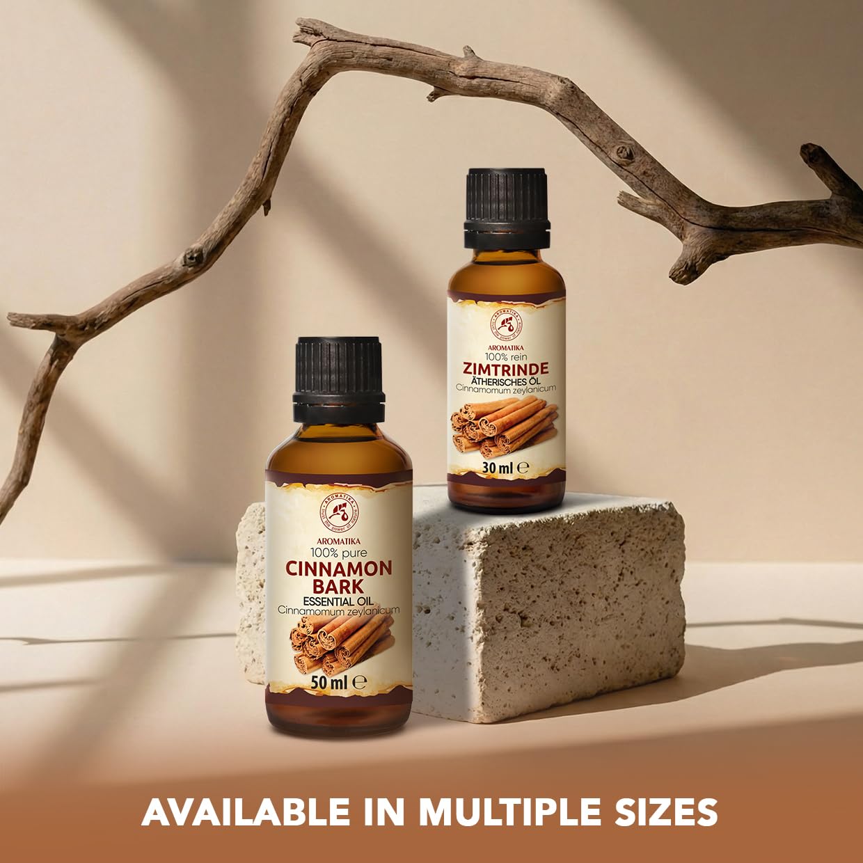 Olejek Eteryczny z Kory Cynamonu 30 ml - Cinnamomum Zeylanicum - Olejek Aromatyczny do Dyfuzora - Aromaterapia - Świece Zapachowe - Mydła - Długotrwały aromat - Odświeżanie Powietrza