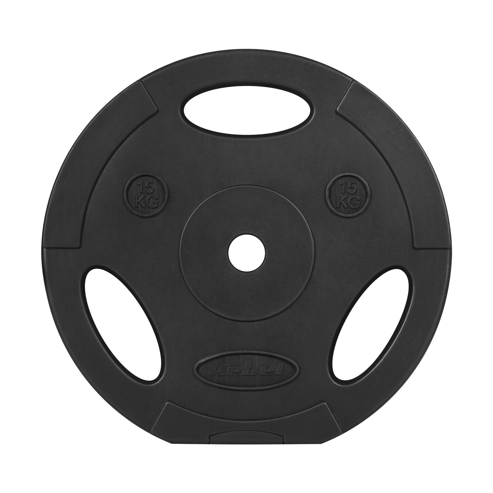 Kit de carga bituminosa Rebel 2 x 15 kg agujero placa de 31 mm con asas RBA-2124