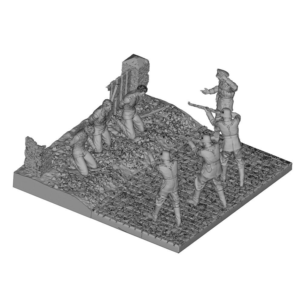 MKZ43014 1/43 Miniaturowy Model Wojskowy Teren Egzekucyjny