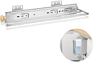 2-Prong Pull Out Pants Rack Under Cabinet - Keep Pants Neat and Accessible