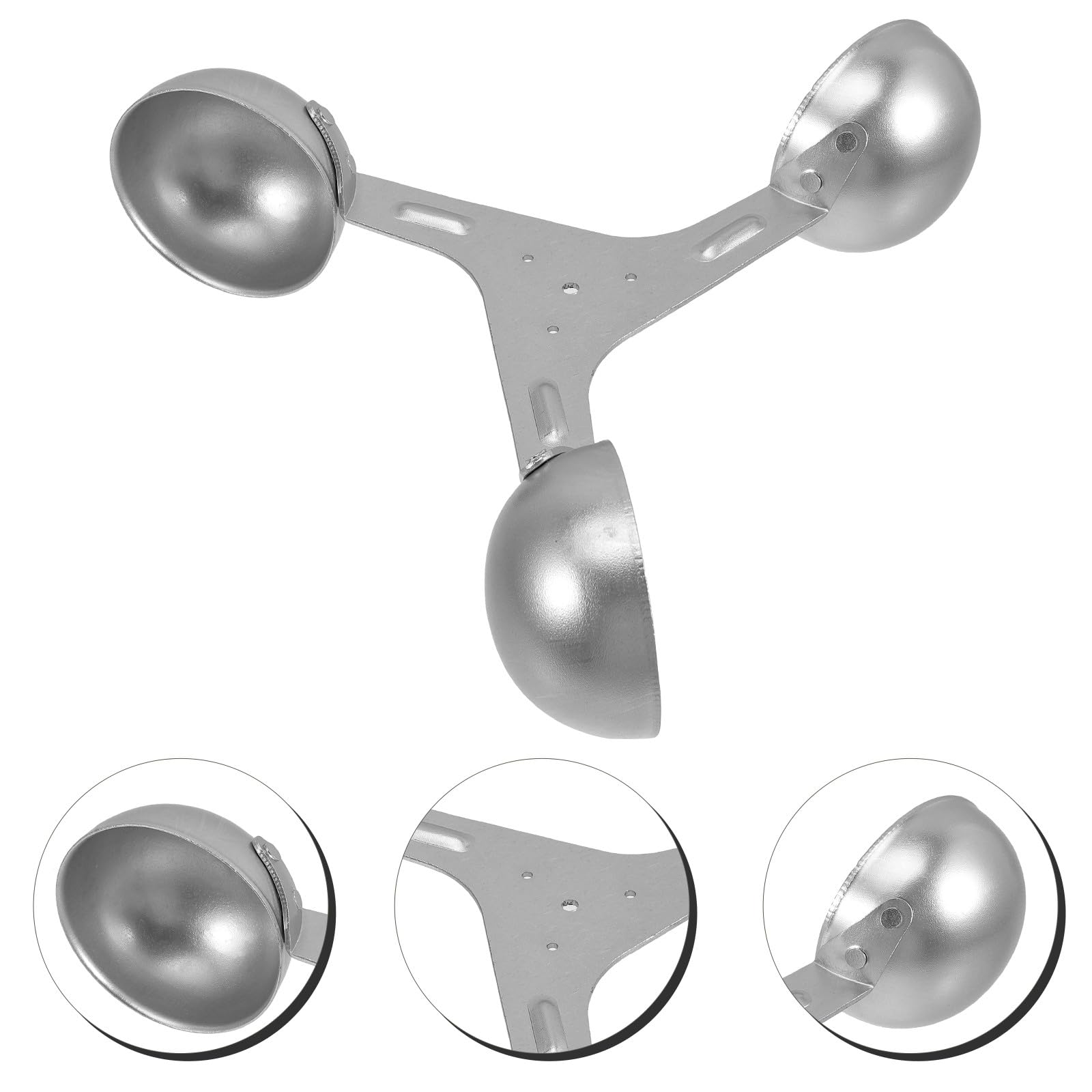 CALLARON Sensore Anemometro Tazza di Ricambio per Misurazione Vento Design Rotante Tradizionale Adatto a Stazioni Meteorologiche