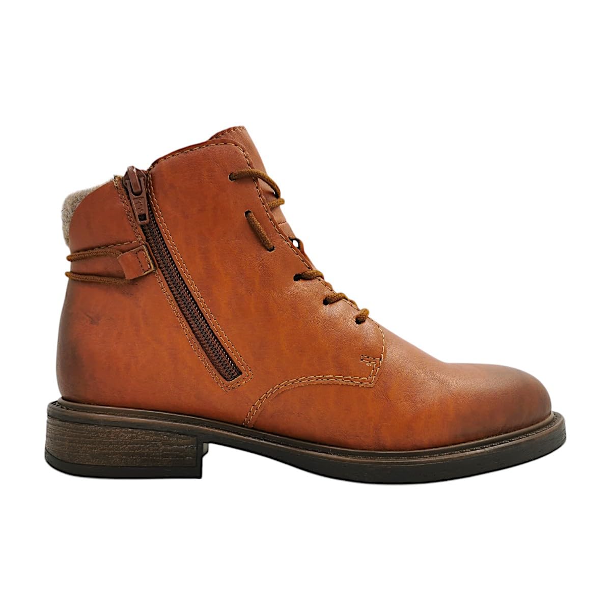 Rieker Damen Schnürstiefel in braun