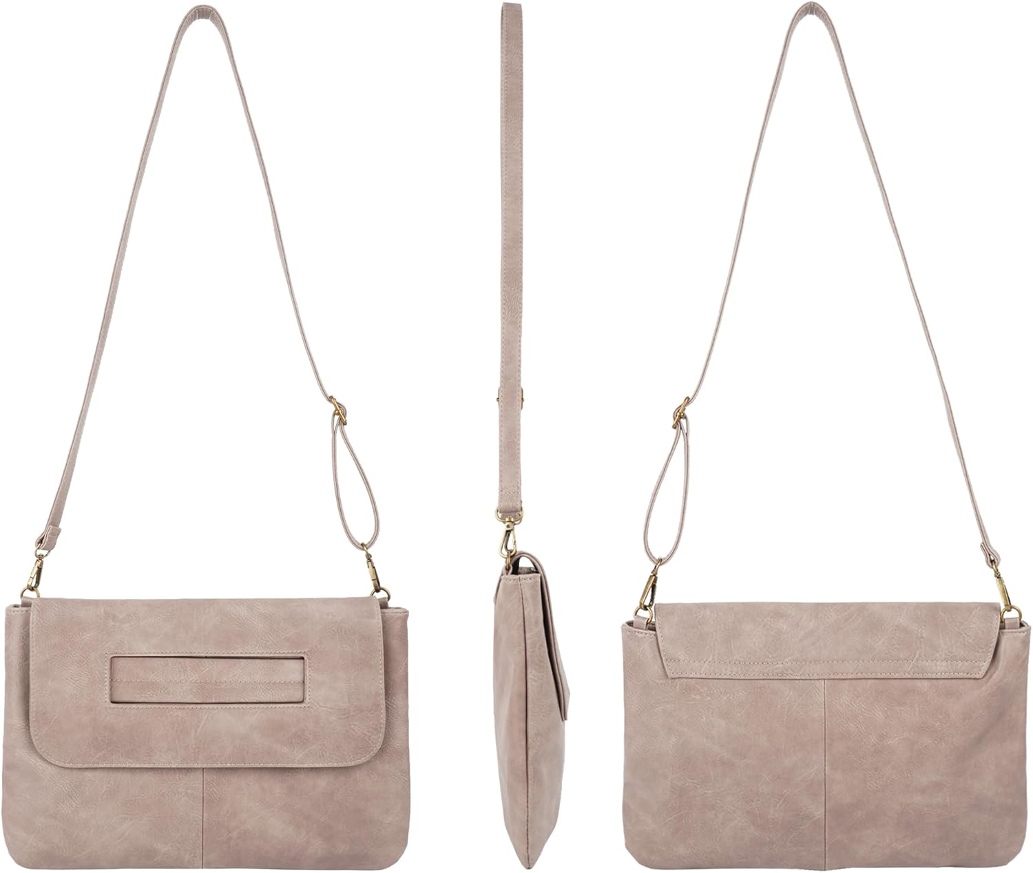 CLARA Crocodile Pattern Clutch Purse Oversized PU Leather Envelope Clutch Evening Handbag