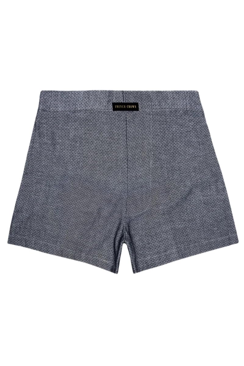 Mid Gray Dots Dobby Textured Premium Cotton Boxer-image-40