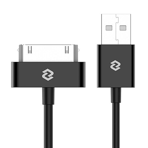 JETech Cable de sincronización y carga USB compatible con iPhone 44s, iPhone 3G3GS, iPad 123, iPod, 3.3 pies (negro)