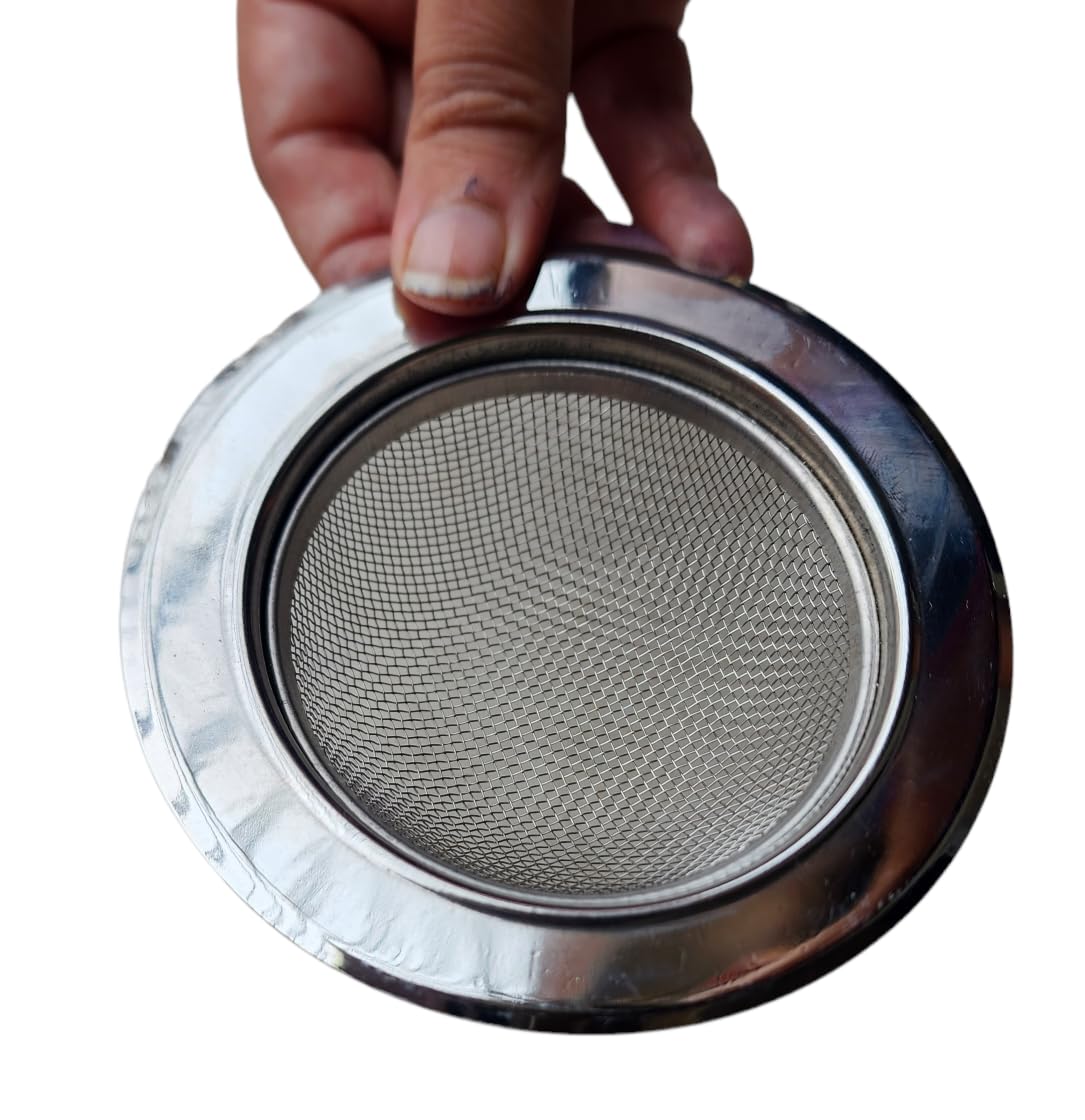 VBLUE Kitchen Sink Strainer Heavy-Duty Stainless-Steel Drain Basin Basket Filter Stopper Drainer Jali (10 cms- 4 Inch) 2 pic. (B0C965QCJ8) Amazon Price History, Amazon Price Tracker