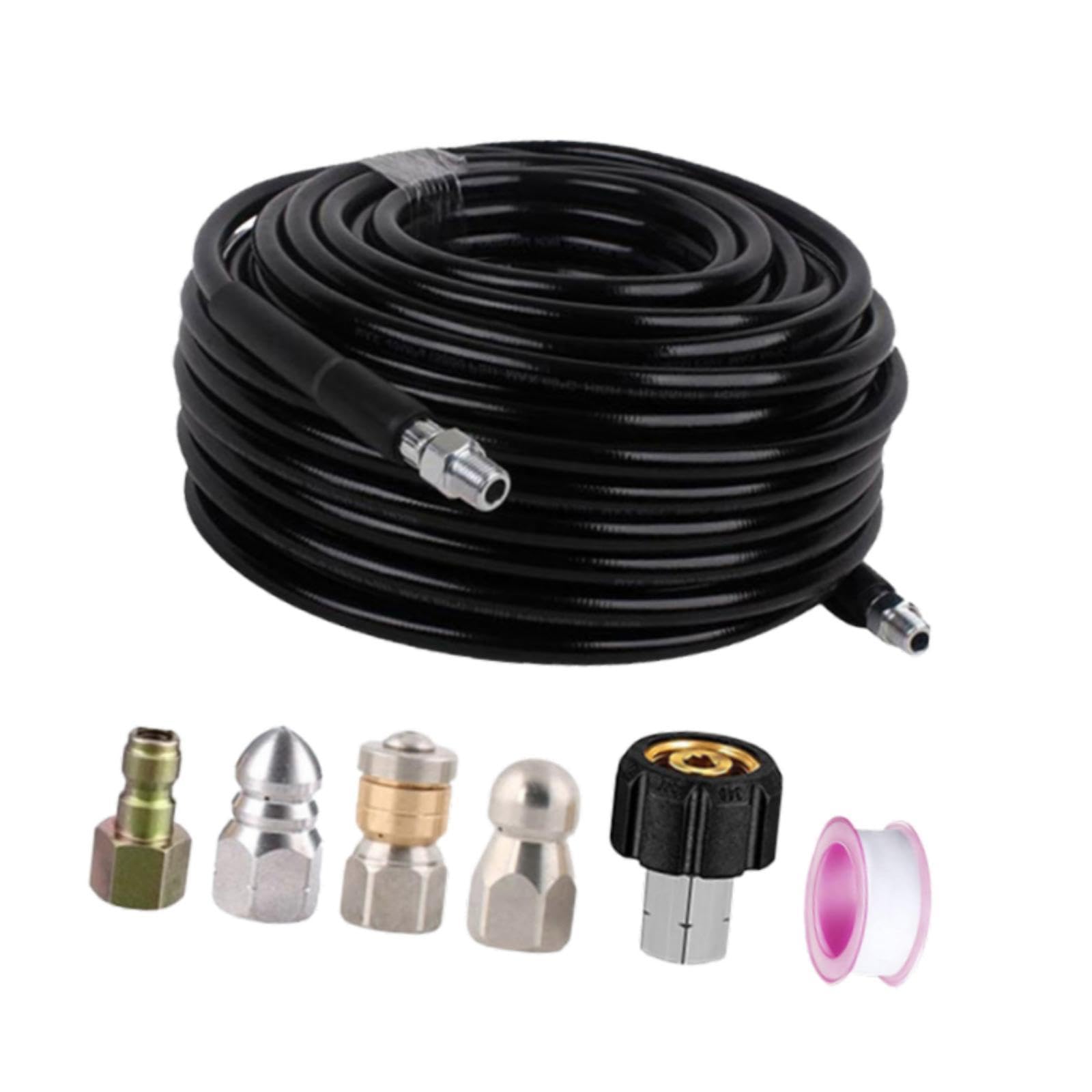 Nettoyer les canalisations du jardin avec le kit de débouchage Sharplace haute pression Style G