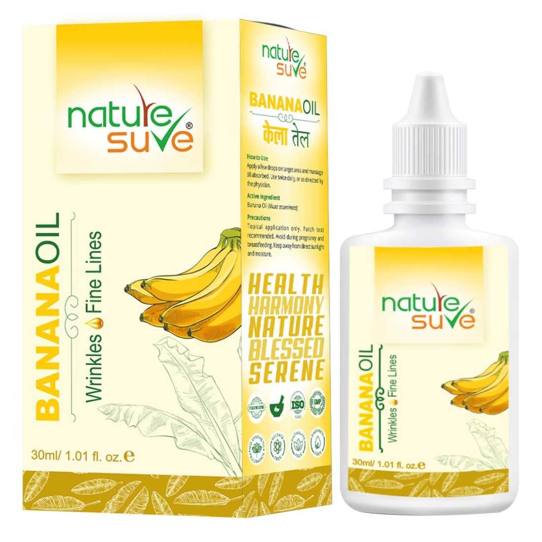 Nature SureBanana Oil for Wrinkles and Fine Lines in Men & Women - 30ml