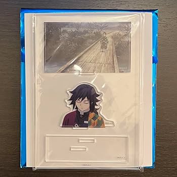 鬼滅の刃 ランダム背景付きアクリルスタンド2 冨岡義勇 鬼滅の刃 冨岡義勇 義勇と錆兎 柱描き下ろしイラスト 背景付き