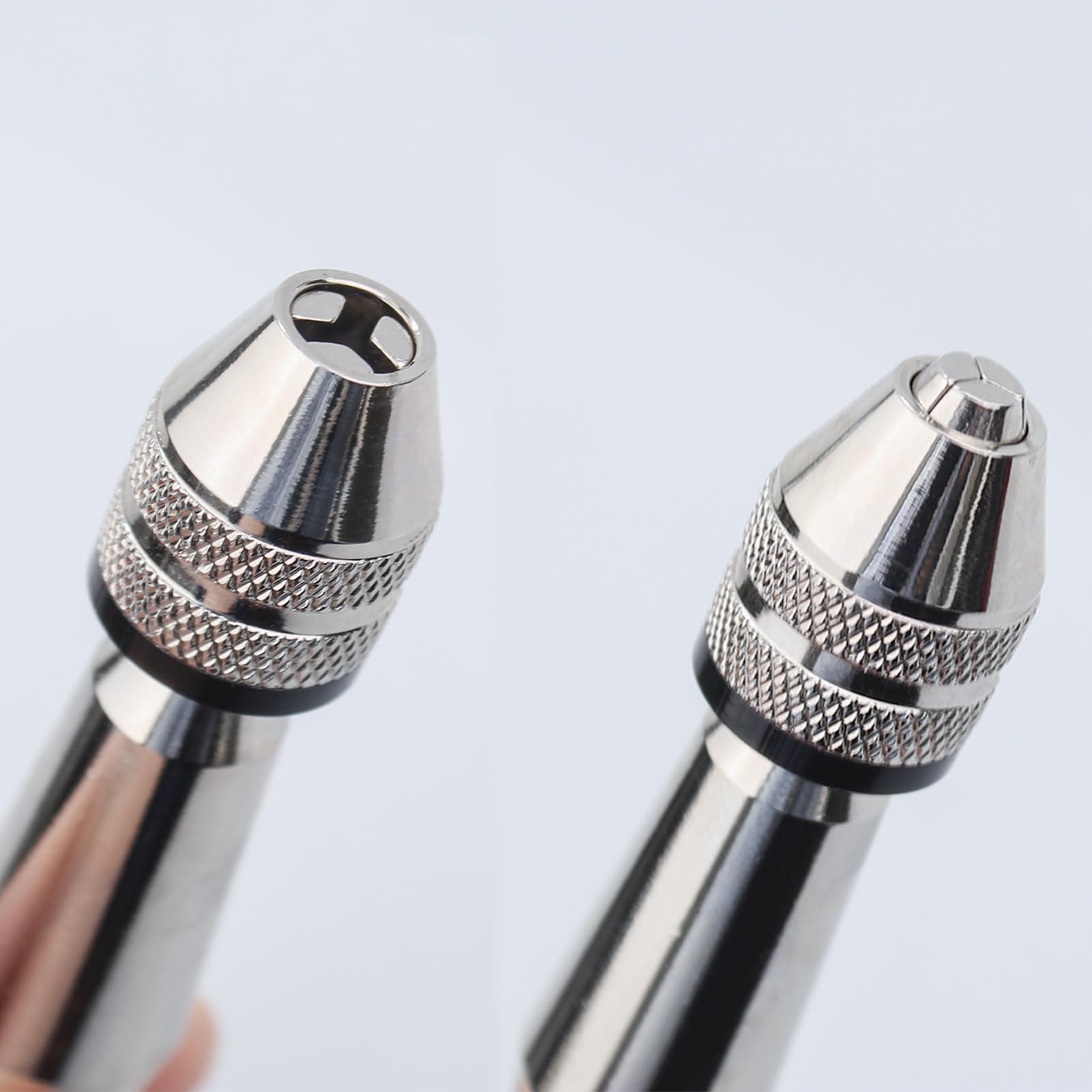 Set Trapani a Mano 10 Pezzi Punte Elicoidali 0.8-3.0mm per Modellismo Legno Fai Da Te Gioielli Argento