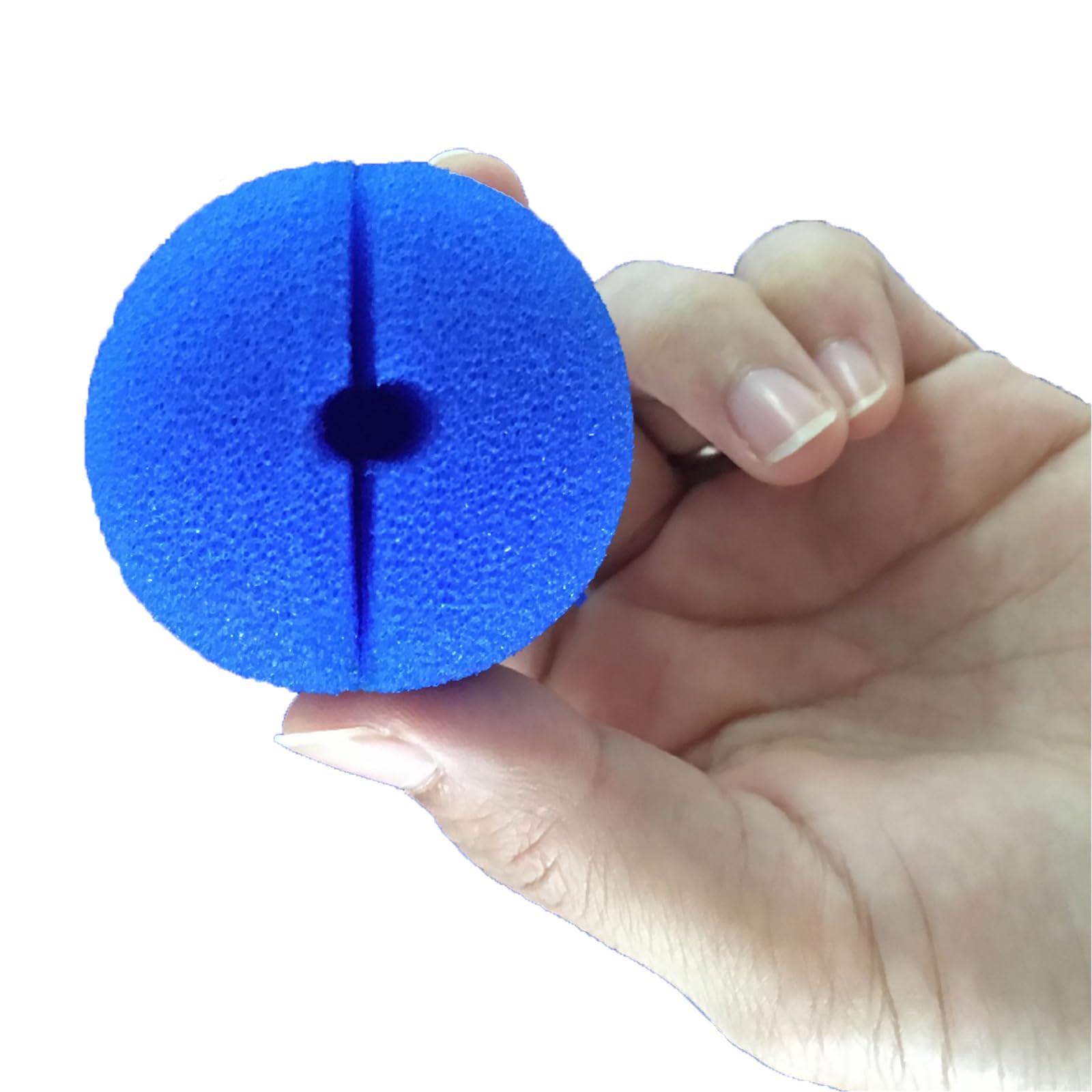 30 Pezzi Naso Blu da Clown, Schiuma per Il Naso da Clown, Naso Cosplay, Ottimo per La Giornata Del Naso, Feste di Famiglia, Circo, Danza e Halloween(Blu)