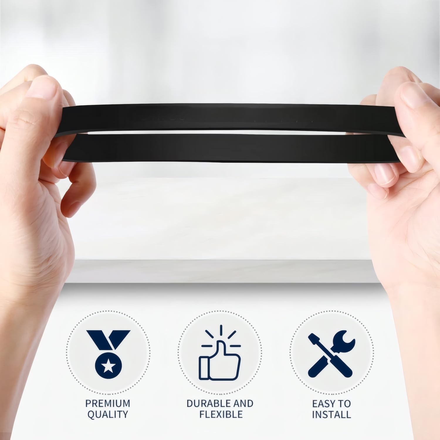 1606929 Replacement Vacuum Belt Compatible for Bissell 7/9/10/12/14/16 Replacement 1606929