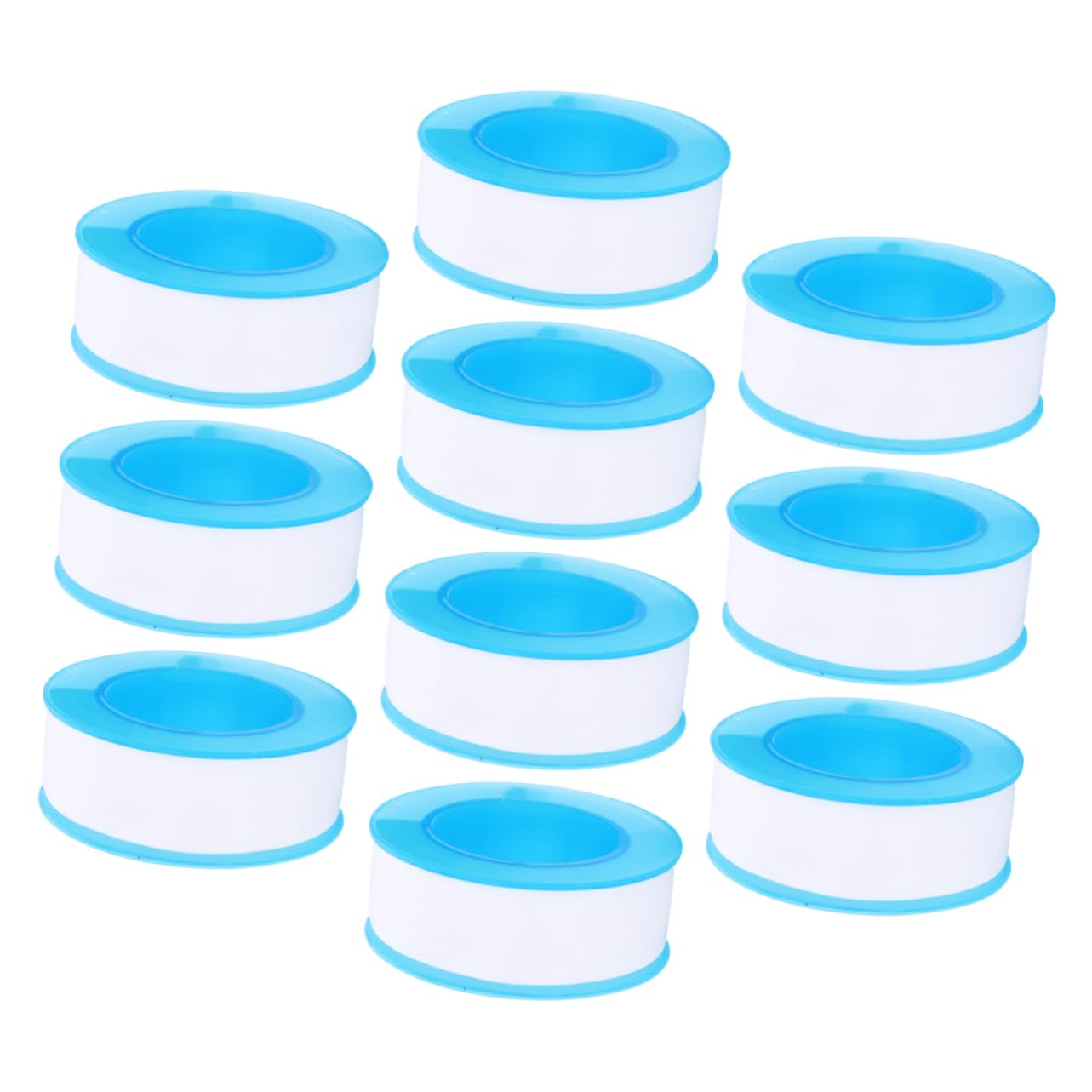 SOLUSTRE 10 Rolls PTFE Tape Heavy Duty Leakproof Sealant Tape for Outdoor Use for Plumbing Extra Strong Acid Alkali Resistance