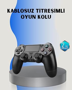 YamanHobi PS4 Uyumlu Kablosuz Oyun Kolu   Ger ek i Titre imli Geri Bildirim