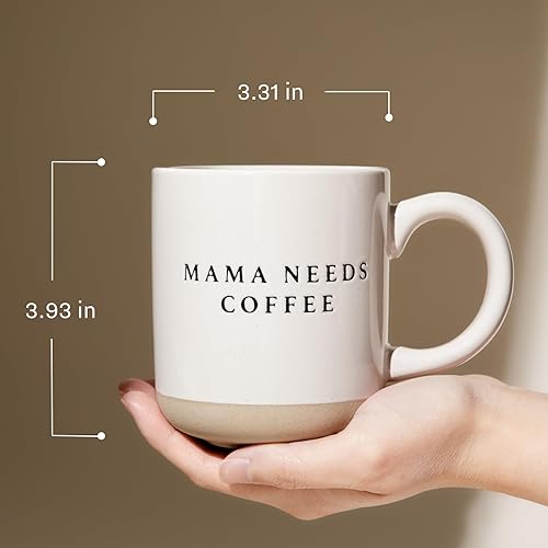 Miniatura 4 de Sweet Water Decor Sweater Weather - Taza de café de gres  Tazas de café novedosas  Apto para microondas y lavavajillas  Taza de café de 14 onzas