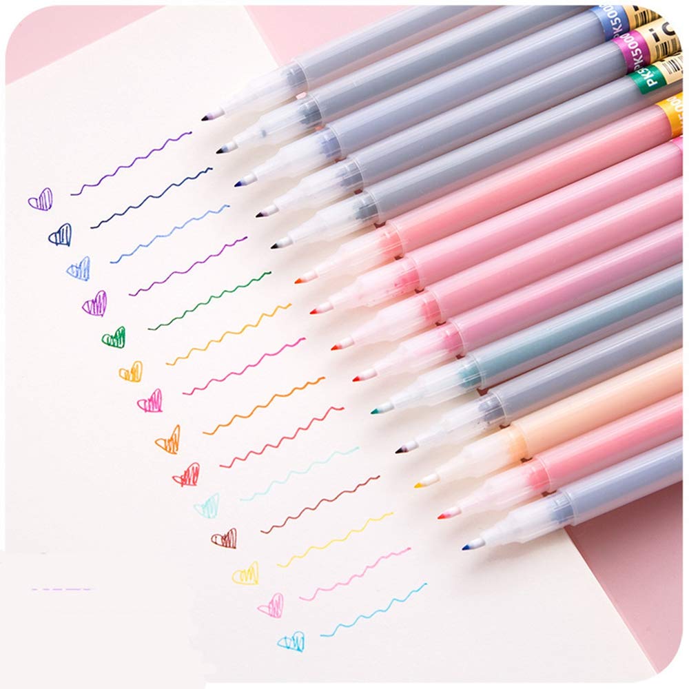 VIDOO 12/24/36 Farben Aquarell Stift Malerei Hand Pen Gel Stift 0.3 mm Art Pen Set Büro Schule liefert - 24 Pcs