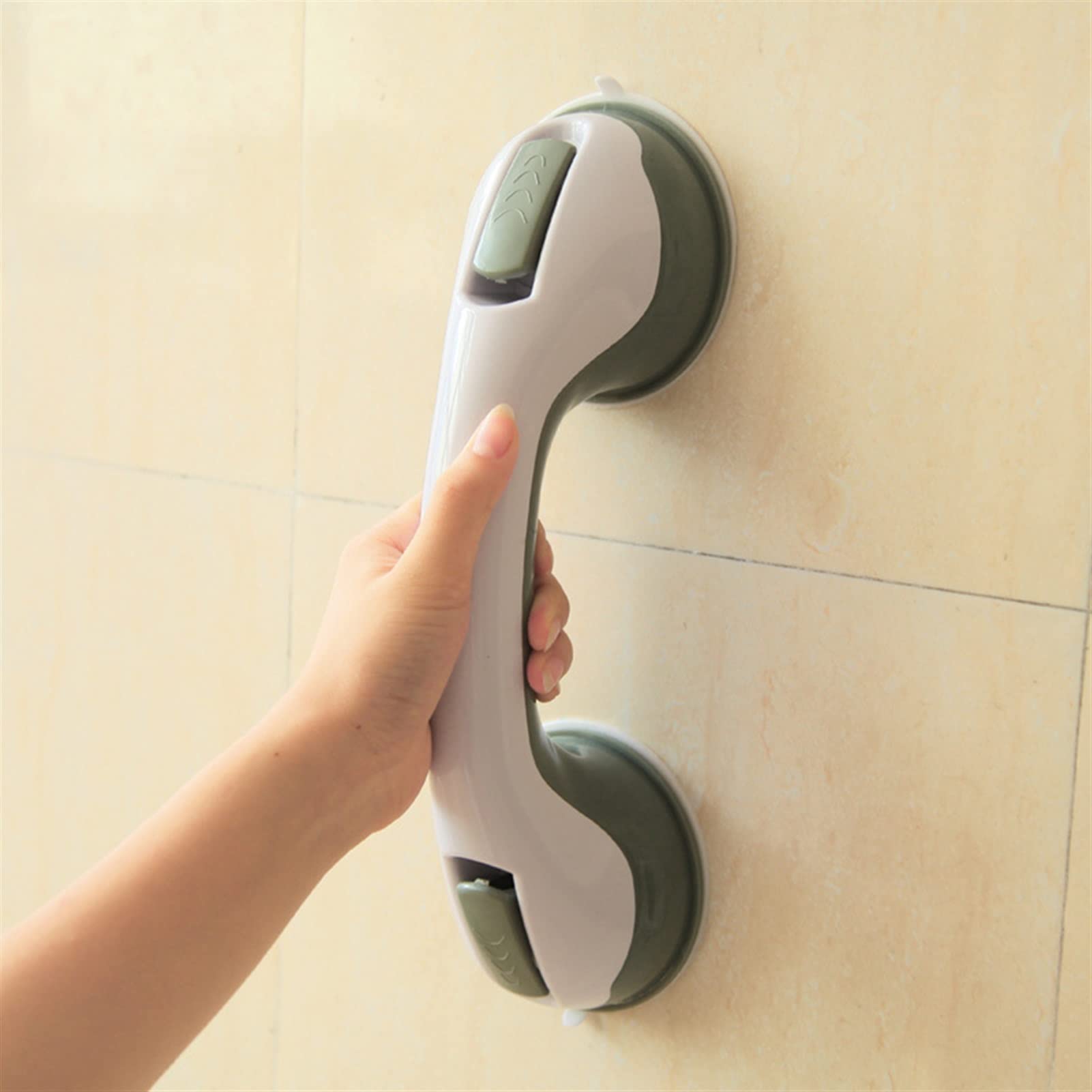 Barra de Agarre para Ducha de succión, Barra de Agarre con manija de Ventosa para baño para Ancianos, bañera de Ducha de Seguridad, manija Antideslizante para Ducha de baño