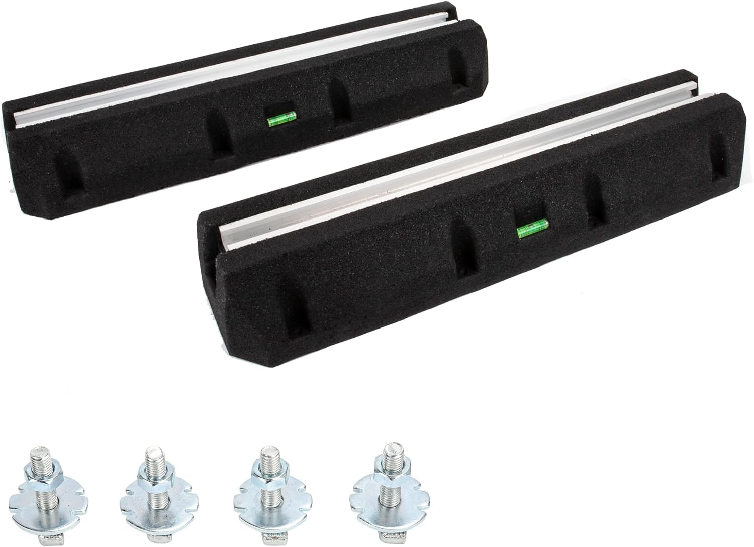 Wostore Consola de suelo, base amortiguadora para aire acondicionado y bomba de calor | 600 mm Antivibración pies de goma con nivel de burbuja resistente a los rayos UV soporta 500 kg