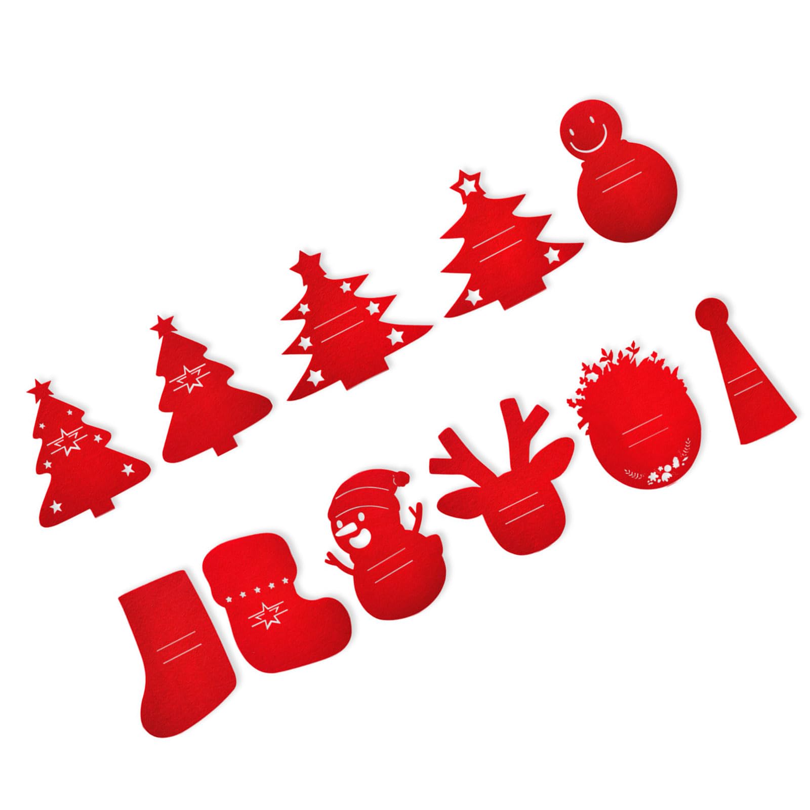 Buxuaaaa Festival Cutter Fork Set and Placemat Set Sturdy Polyester Dining Accessory for Holiday Celebrations Decorative Christmas Cutlery Accessories
